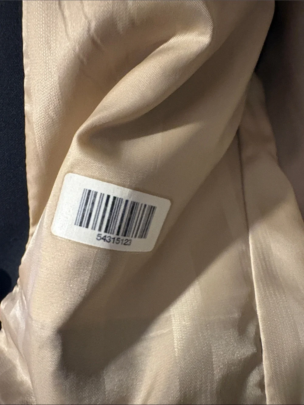 Chaps Ralph Lauren Black Tuxedo Jacket with Satin Trim